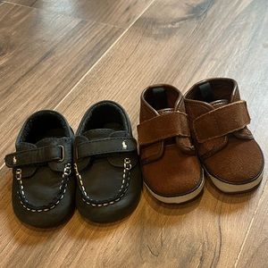 Ralph Lauren baby shoes. Size 1 & 3